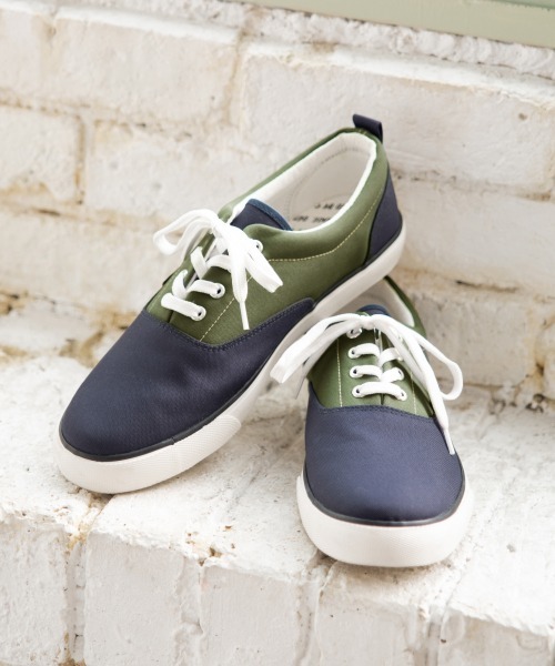 GLOBAL WORK（グローバルワーク）の「CORDURAスニーカーSS/859267（スニーカー・メンズ・ブラック/ネイビー/その他/ホワイト・SMALL/MEDIUM/LARGE/X-LARGE）」の3枚目の写真