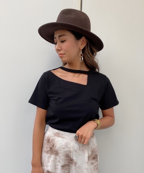 EGOIST(エゴイスト)の「シンプルフェルトハット(ハット・レディース・ベージュ/ブラック/ブラウン・FREE)」の11枚目の写真