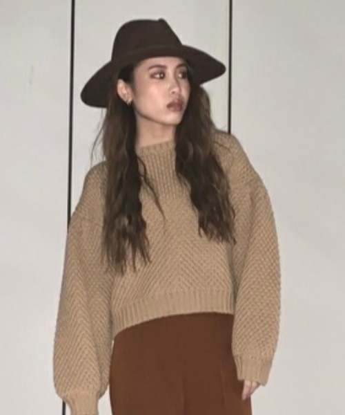 EGOIST(エゴイスト)の「シンプルフェルトハット(ハット・レディース・ベージュ/ブラック/ブラウン・FREE)」の10枚目の写真