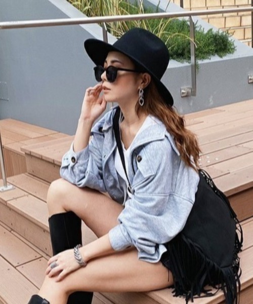 EGOIST(エゴイスト)の「シンプルフェルトハット(ハット・レディース・ベージュ/ブラック/ブラウン・FREE)」の9枚目の写真