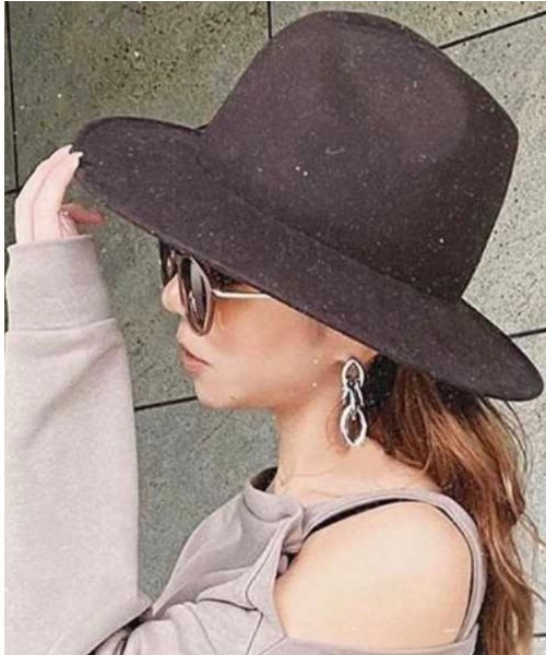 EGOIST(エゴイスト)の「シンプルフェルトハット(ハット・レディース・ベージュ/ブラック/ブラウン・FREE)」の14枚目の写真