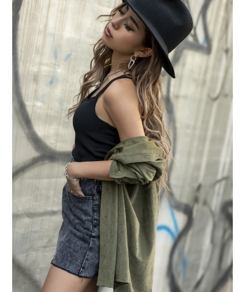 EGOIST(エゴイスト)の「シンプルフェルトハット(ハット・レディース・ベージュ/ブラック/ブラウン・FREE)」の22枚目の写真