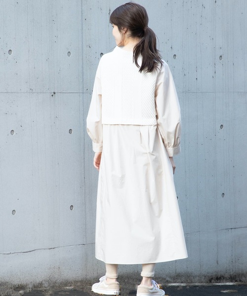 La SRIC（ラスリック）の「La SRIC/バックルベルトワンピース（ワンピース・レディース・アイボリー/テラコッタ・38）」の15枚目の写真
