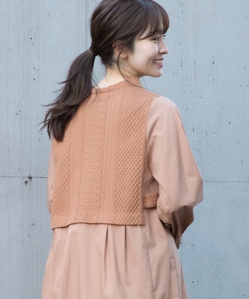 La SRIC（ラスリック）の「La SRIC/バックルベルトワンピース（ワンピース・レディース・アイボリー/テラコッタ・38）」の9枚目の写真