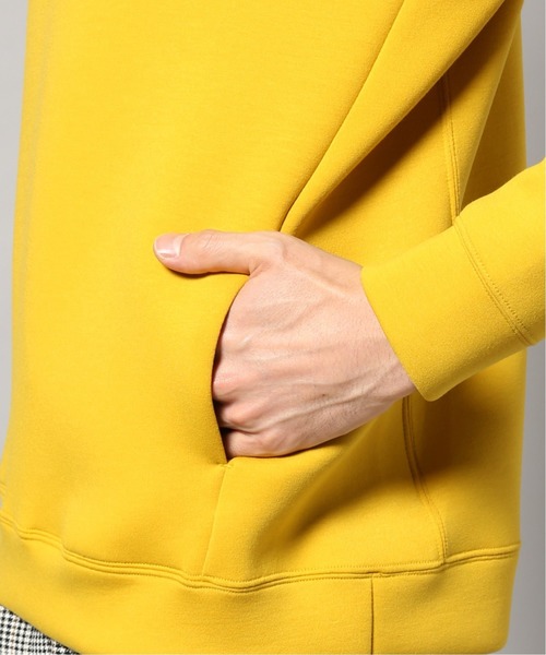 EDIFICE(エディフィス)の「ライトダンボール パーカー(パーカー・メンズ・ブラック/チャコールグレー/ベージュ/イエロー/モカ/グリーン・SMALL/MEDIUM/LARGE/X-LARGE)」の22枚目の写真