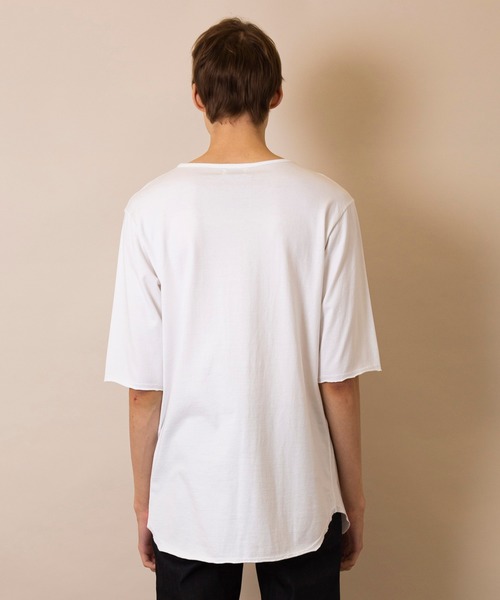 FACTOTUM(ファクトタム)の「【FACTOTUM】アンダーポケットS/S Tシャツ(Tシャツ/カットソー・メンズ・ネイビー/ホワイト/カーキ・46/44/48)」の6枚目の写真
