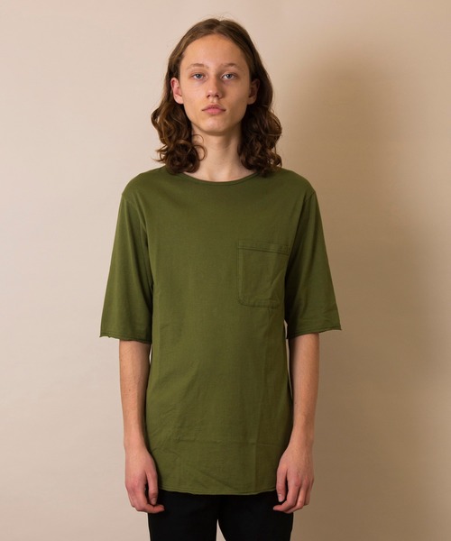 FACTOTUM(ファクトタム)の「【FACTOTUM】アンダーポケットS/S Tシャツ(Tシャツ/カットソー・メンズ・ネイビー/ホワイト/カーキ・46/44/48)」の8枚目の写真