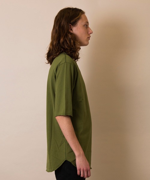 FACTOTUM(ファクトタム)の「【FACTOTUM】アンダーポケットS/S Tシャツ(Tシャツ/カットソー・メンズ・ネイビー/ホワイト/カーキ・46/44/48)」の9枚目の写真