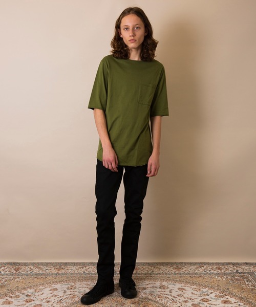 FACTOTUM(ファクトタム)の「【FACTOTUM】アンダーポケットS/S Tシャツ(Tシャツ/カットソー・メンズ・ネイビー/ホワイト/カーキ・46/44/48)」の11枚目の写真