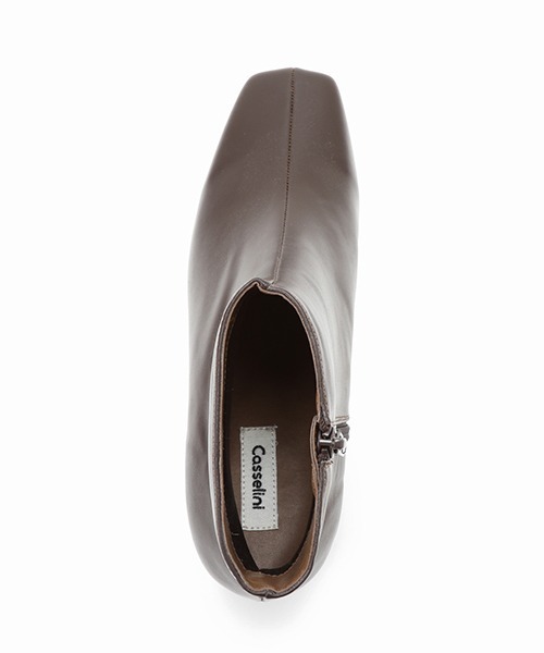 Casselini（キャセリーニ）の「Casselini（キャセリーニ）ステッチショートブーツ（ブーツ・レディース・ブラック/ダークブラウン・SMALL/MEDIUM/LARGE）」の7枚目の写真