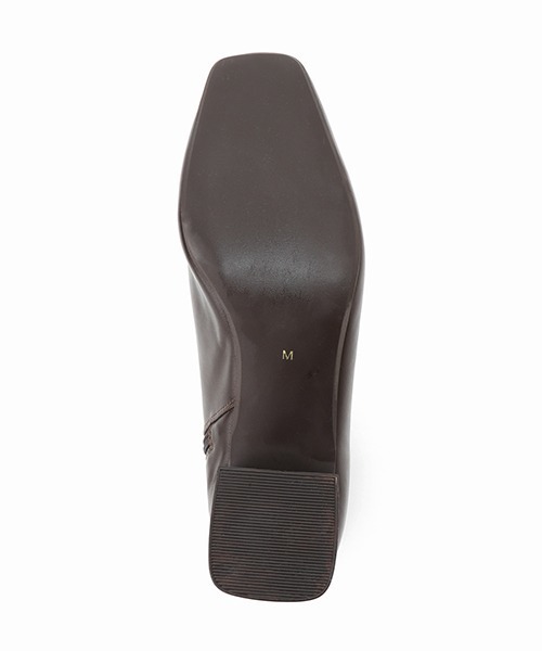 Casselini（キャセリーニ）の「Casselini（キャセリーニ）ステッチショートブーツ（ブーツ・レディース・ブラック/ダークブラウン・SMALL/MEDIUM/LARGE）」の8枚目の写真