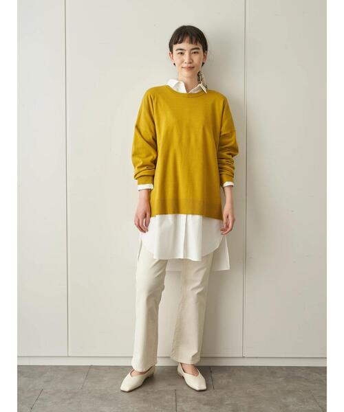 AMERICAN HOLIC（アメリカンホリック）の「エイジングコールブーツカット 〇＊（その他パンツ・レディース・ブラウン/アイボリー・SMALL/MEDIUM/LARGE）」の14枚目の写真