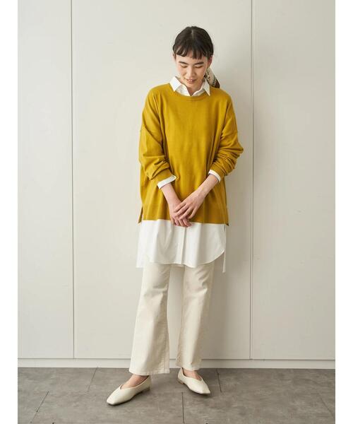 AMERICAN HOLIC（アメリカンホリック）の「エイジングコールブーツカット 〇＊（その他パンツ・レディース・ブラウン/アイボリー・SMALL/MEDIUM/LARGE）」の15枚目の写真