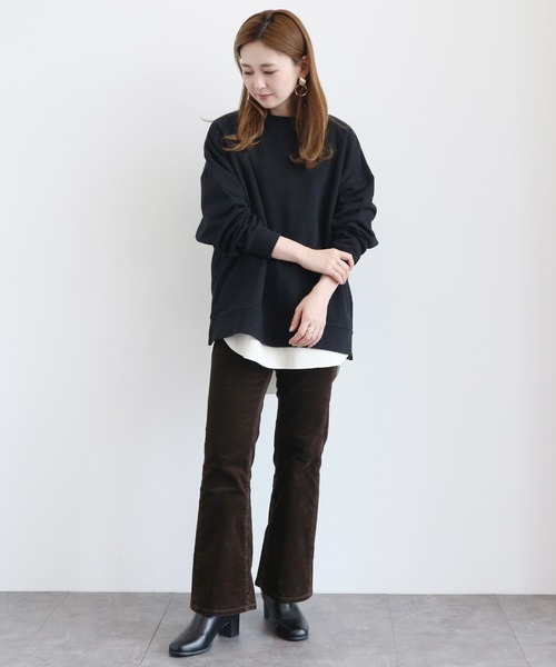 AMERICAN HOLIC（アメリカンホリック）の「エイジングコールブーツカット 〇＊（その他パンツ・レディース・ブラウン/アイボリー・SMALL/MEDIUM/LARGE）」の3枚目の写真