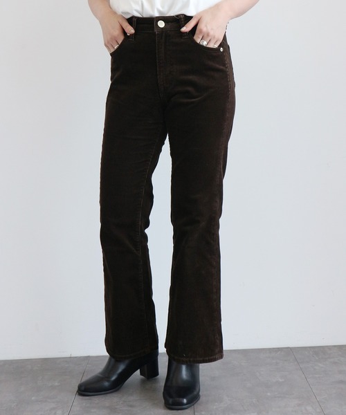 AMERICAN HOLIC（アメリカンホリック）の「エイジングコールブーツカット 〇＊（その他パンツ・レディース・ブラウン/アイボリー・SMALL/MEDIUM/LARGE）」の5枚目の写真