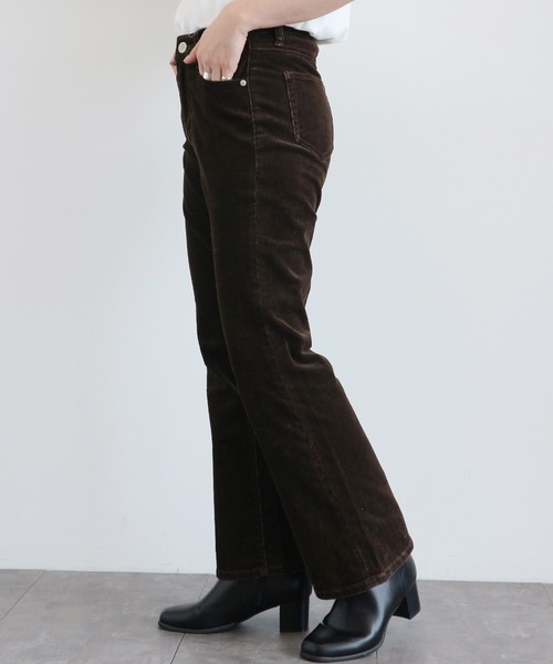 AMERICAN HOLIC（アメリカンホリック）の「エイジングコールブーツカット 〇＊（その他パンツ・レディース・ブラウン/アイボリー・SMALL/MEDIUM/LARGE）」の6枚目の写真