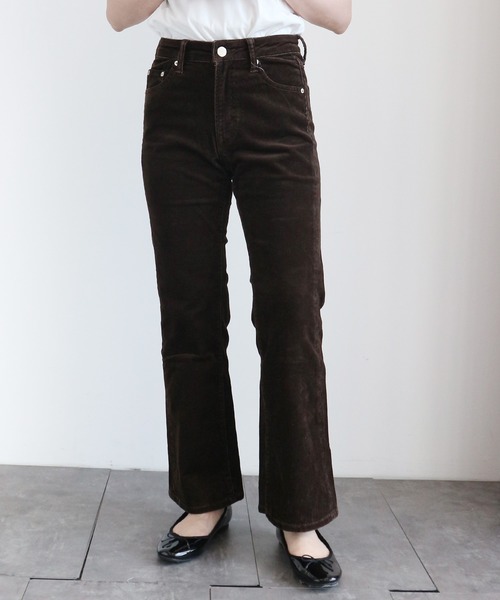 AMERICAN HOLIC（アメリカンホリック）の「エイジングコールブーツカット 〇＊（その他パンツ・レディース・ブラウン/アイボリー・SMALL/MEDIUM/LARGE）」の8枚目の写真