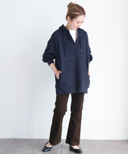 AMERICAN HOLIC（アメリカンホリック）の「エイジングコールブーツカット 〇＊（その他パンツ・レディース・ブラウン/アイボリー・SMALL/MEDIUM/LARGE）」の10枚目の写真