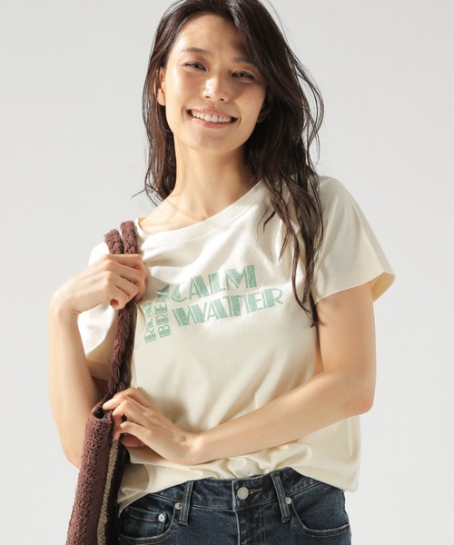 BAYFLOW(ベイフロー)の「アソートVTロゴTシャツ(Tシャツ/カットソー・レディース・ブラウン/オフホワイト/ブルー/グリーン・SMALL/MEDIUM)」の12枚目の写真