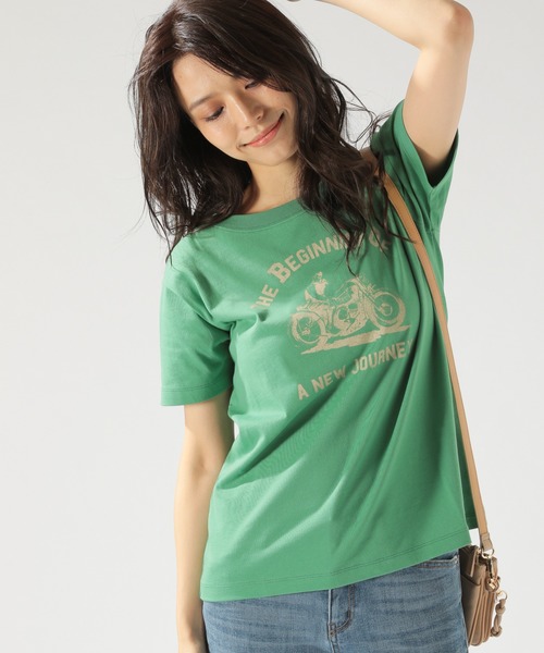 BAYFLOW(ベイフロー)の「アソートVTロゴTシャツ(Tシャツ/カットソー・レディース・ブラウン/オフホワイト/ブルー/グリーン・SMALL/MEDIUM)」の20枚目の写真