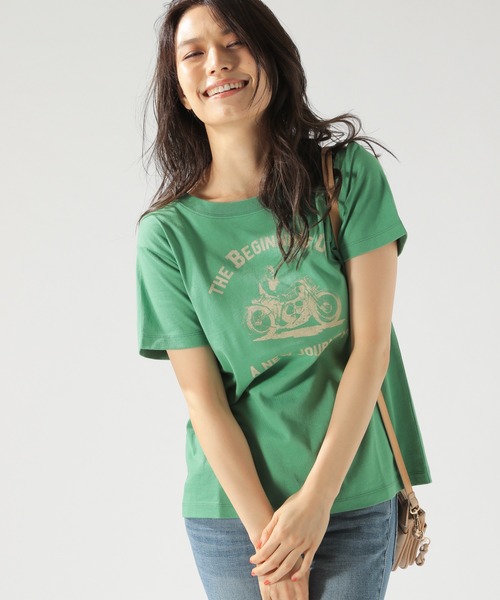 BAYFLOW(ベイフロー)の「アソートVTロゴTシャツ(Tシャツ/カットソー・レディース・ブラウン/オフホワイト/ブルー/グリーン・SMALL/MEDIUM)」の19枚目の写真