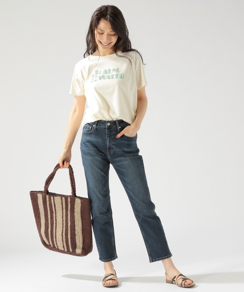 BAYFLOW(ベイフロー)の「アソートVTロゴTシャツ(Tシャツ/カットソー・レディース・ブラウン/オフホワイト/ブルー/グリーン・SMALL/MEDIUM)」の14枚目の写真