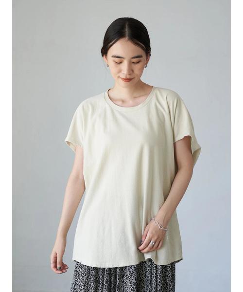 AMERICAN HOLIC(アメリカンホリック)の「バックドレープカットプルオーバー *(Tシャツ/カットソー・レディース・ブラック/パープル/カーキ/アイボリー・FREE)」の16枚目の写真