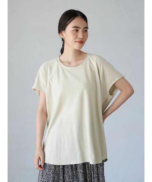 AMERICAN HOLIC(アメリカンホリック)の「バックドレープカットプルオーバー *(Tシャツ/カットソー・レディース・ブラック/パープル/カーキ/アイボリー・FREE)」の18枚目の写真