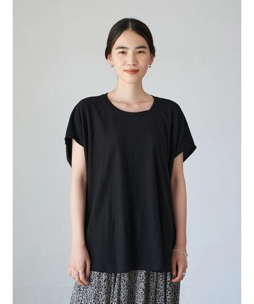 AMERICAN HOLIC(アメリカンホリック)の「バックドレープカットプルオーバー *(Tシャツ/カットソー・レディース・ブラック/パープル/カーキ/アイボリー・FREE)」の21枚目の写真