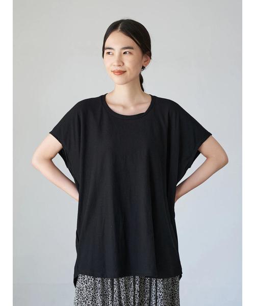 AMERICAN HOLIC(アメリカンホリック)の「バックドレープカットプルオーバー *(Tシャツ/カットソー・レディース・ブラック/パープル/カーキ/アイボリー・FREE)」の22枚目の写真
