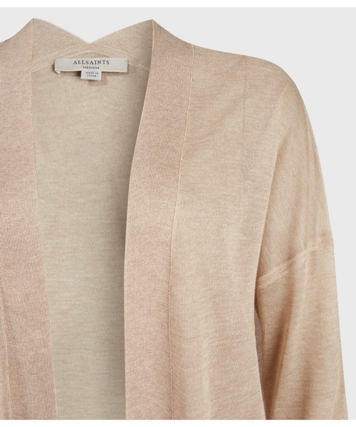 ALLSAINTS(オールセインツ)の「LUCA CARDIGAN | ルカ カーディガン(カーディガン/ボレロ・レディース・ゴールド系その他・SMALL/X-SMALL/MEDIUM)」の5枚目の写真