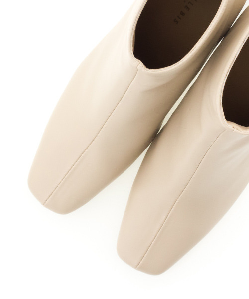 RANDA（ランダ）の「ストレスフリー/ラウンドチャンキーヒールショートブーツ（ブーツ・レディース・アイボリー/ベージュ/ブラック・LL/S/M/L）」の11枚目の写真