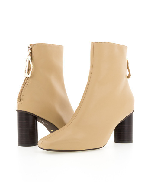 RANDA（ランダ）の「ストレスフリー/ラウンドチャンキーヒールショートブーツ（ブーツ・レディース・アイボリー/ベージュ/ブラック・LL/S/M/L）」の17枚目の写真