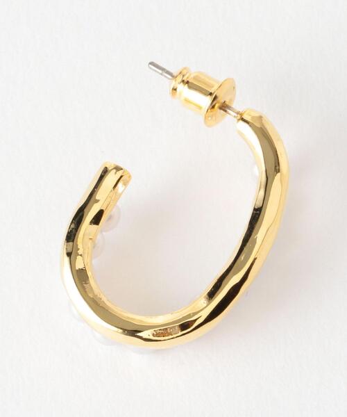 BEAUTY&YOUTH UNITED ARROWS（ビューティーアンドユースユナイテッドアローズ）の「BY パールモチーフダブルUピアス（ピアス（両耳用）・レディース・シルバー/ゴールド・FREE）」の5枚目の写真