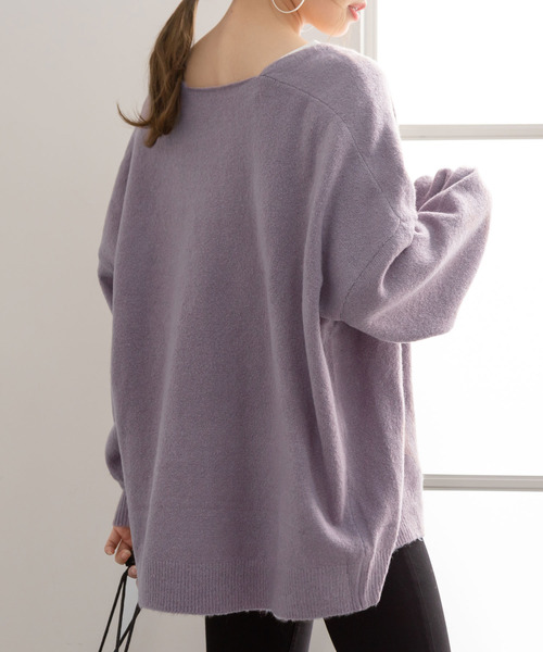 Newlyme（ニューリーミー）の「もちもちオーバーサイズカーディガン（カーディガン/ボレロ・レディース・ホワイト/ブラック/ベージュ/パープル/ブラウン/ピンク/グリーン/ボルドー・MEDIUM/LARGE）」の17枚目の写真