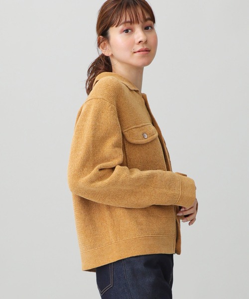 BATONER バトナー ローゲージ ニットコート カーディガン キャメル 1 Batoner / Camel Cardigan Jacket | Dresswell（ドレスウェル）