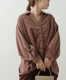 RAY CASSIN（レイカズン）の「8wコーデュロイたけのこシャツ（シャツ/ブラウス）」