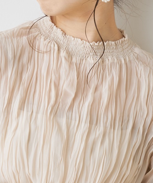 Chico（チコ）の「クリンクル2wayロングワンピース（ワンピース・レディース・ブラック/アイボリー・FREE）」の18枚目の写真