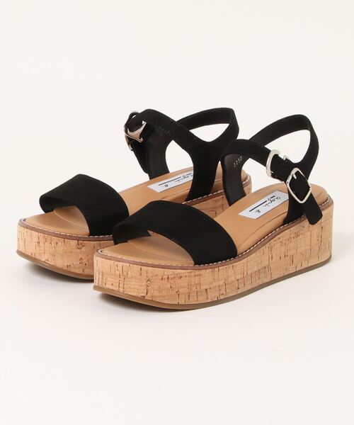 agnes b.(アニエスベー)の「コルクソールプラットフォームサンダル(サンダル・レディース・ブラック/ブロンズ/グリーン/シルバー・22.0cm/22.5cm/23.0cm/23.5cm/24.0cm/24.5cm)」の2枚目の写真