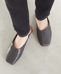 CRAFT STANDARD BOUTIQUE | オーバーヒールスクエアミュール　＊◇(パンプス)
