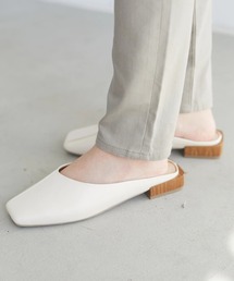 CRAFT STANDARD BOUTIQUE | オーバーヒールスクエアミュール　＊◇(パンプス)