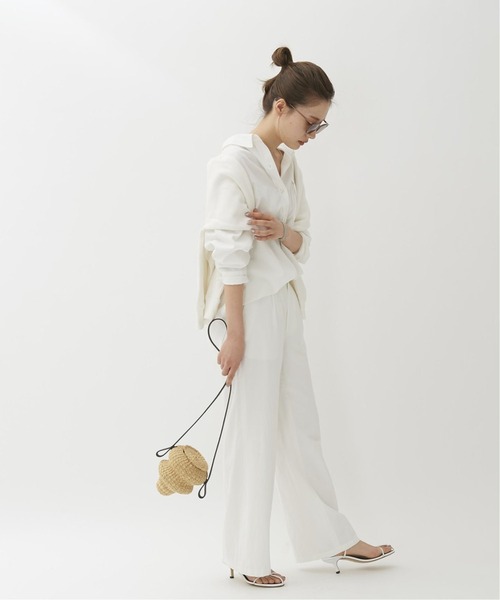 美品✨ Plageプラージュ Nidom bio washer シャツ ベージュ plage（プラージュ）の「Nidom bio washer シャツ2◇（シャツ