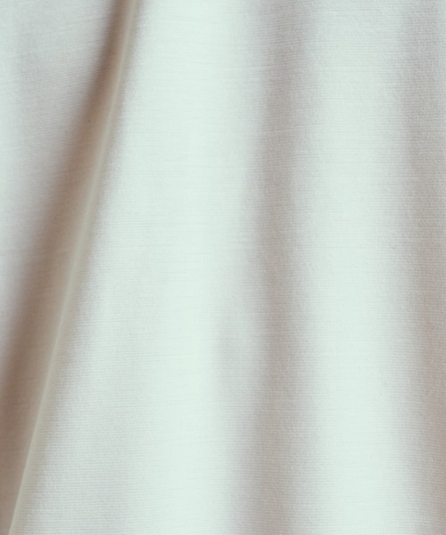 Lui's（ルイス）の「ラミー混ミラノリブビッグシルエットTシャツ（Tシャツ/カットソー・メンズ・ライトグレー/ブラック/ベージュ/ネイビー/ブルー・FREE）」の8枚目の写真