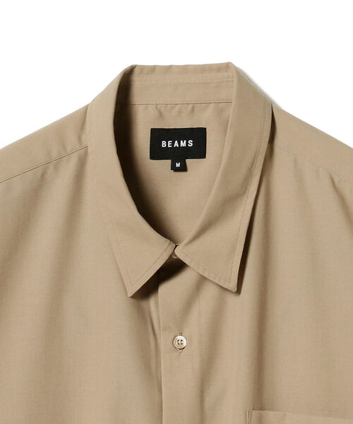 BEAMS（ビームス）の「BEAMS / ソリッド イージー シャツ（シャツ/ブラウス・メンズ・ブラック/ベージュ/オレンジ・SMALL/MEDIUM/LARGE/X-LARGE）」の7枚目の写真