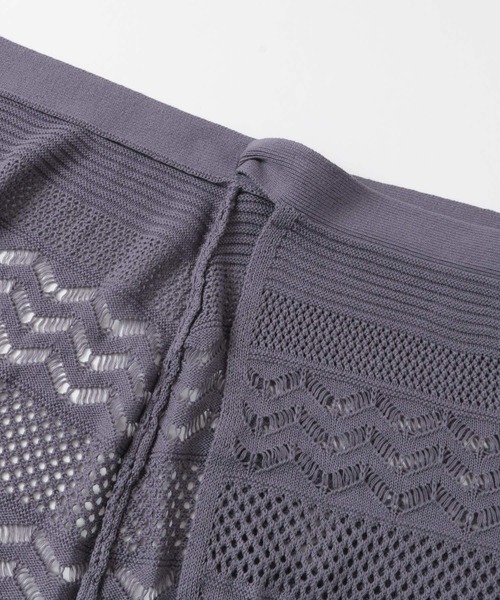 KBF+（ケービーエフプラス）の「KBF+　クロシェラップスカート∴（スカート・レディース・アイボリー/ブルー系その他・ONE）」の14枚目の写真