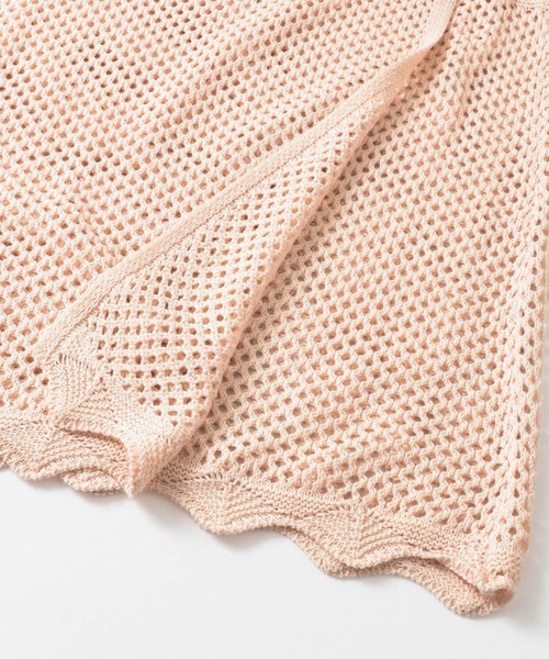 KBF+（ケービーエフプラス）の「KBF+　クロシェラップスカート∴（スカート・レディース・アイボリー/ブルー系その他・ONE）」の12枚目の写真