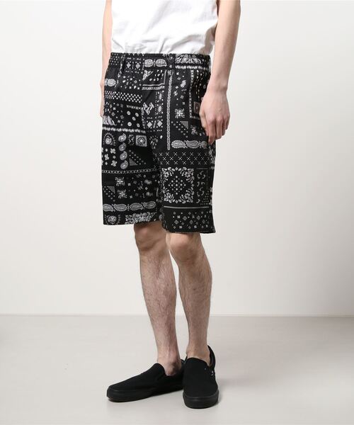 koe（コエ）の「シェフショーツ*（その他パンツ・メンズ・その他13/アイボリー/パープル/ベージュ/その他/ブラック/A/レオパード/オレンジ/ブラック系その他3・M/L）」の9枚目の写真