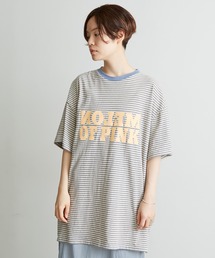 nitca | クスミボーダー　オーバーT(Tシャツ/カットソー)