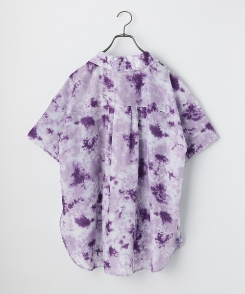 PAGEBOY（ページボーイ）の「シアーグラスプリントシャツ(半袖)（シャツ/ブラウス・レディース・ブラック系その他/グレー系その他/パープル系その他・FREE）」の18枚目の写真