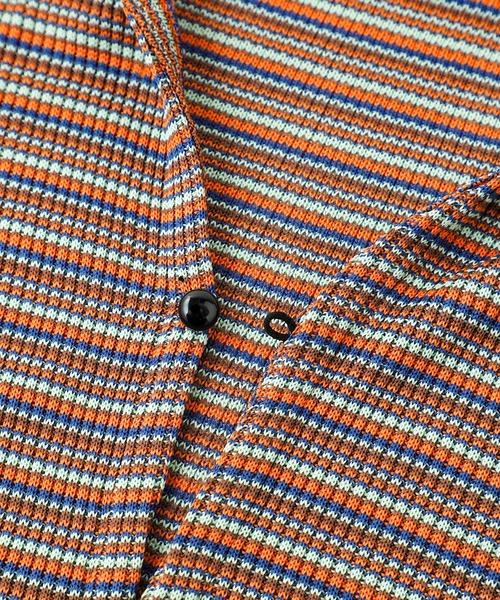 X-girl（エックスガール）の「EASY JACKET（カーディガン/ボレロ・レディース・ライトブルー/ブラック/オレンジ・S/M）」の5枚目の写真